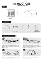 Inflatable Camping Tents with Hand Pump