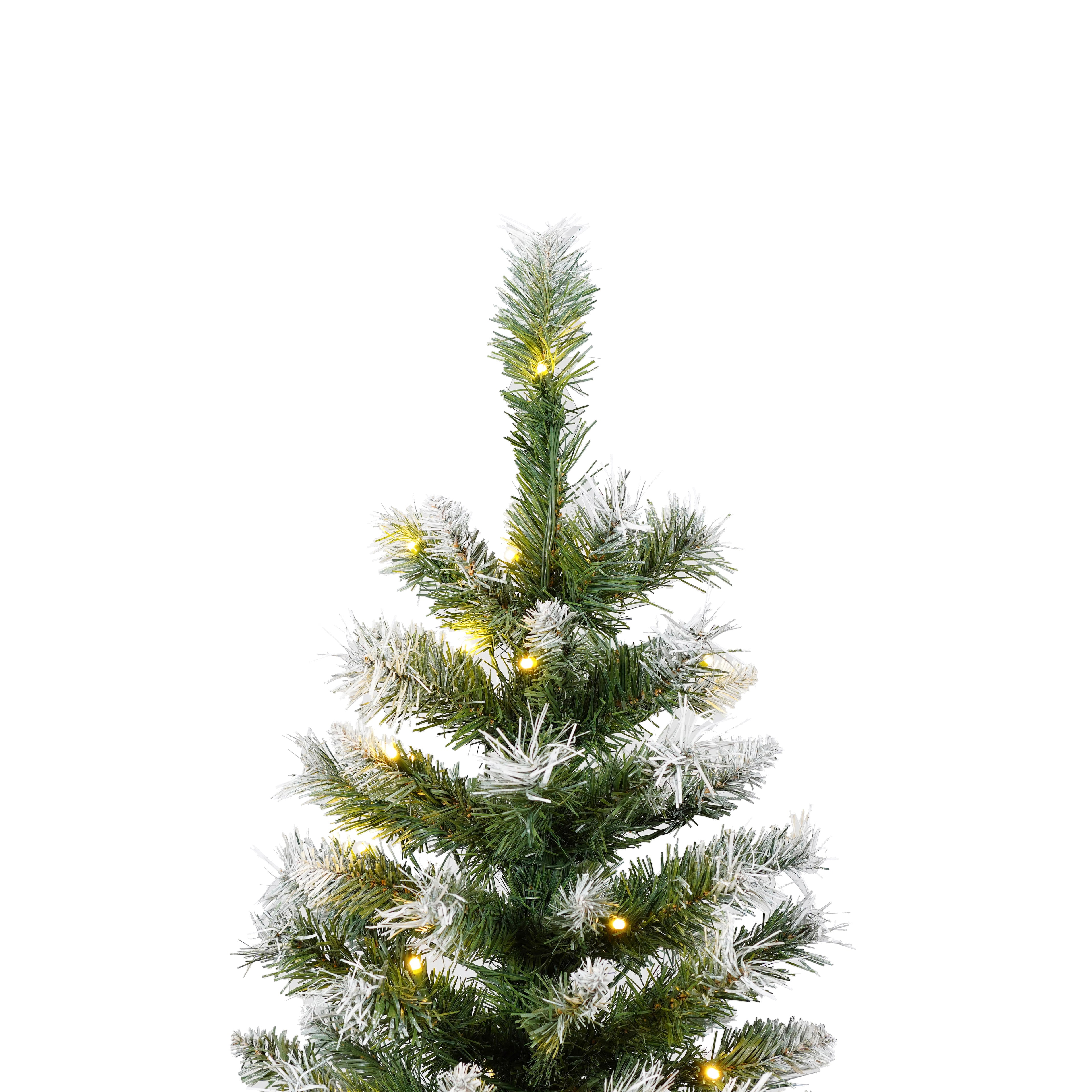 Artificial Christmas 3-Piece Set with LED Lights