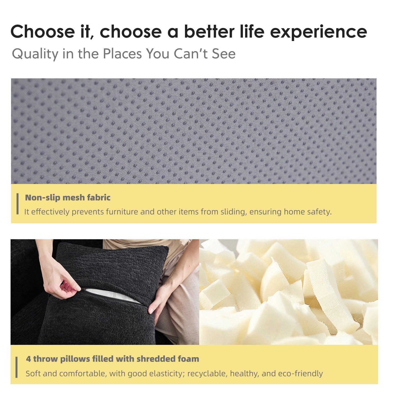 Compression Sponge Sofa