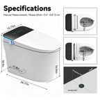 Smart Toilets with Heated Bidet Seat