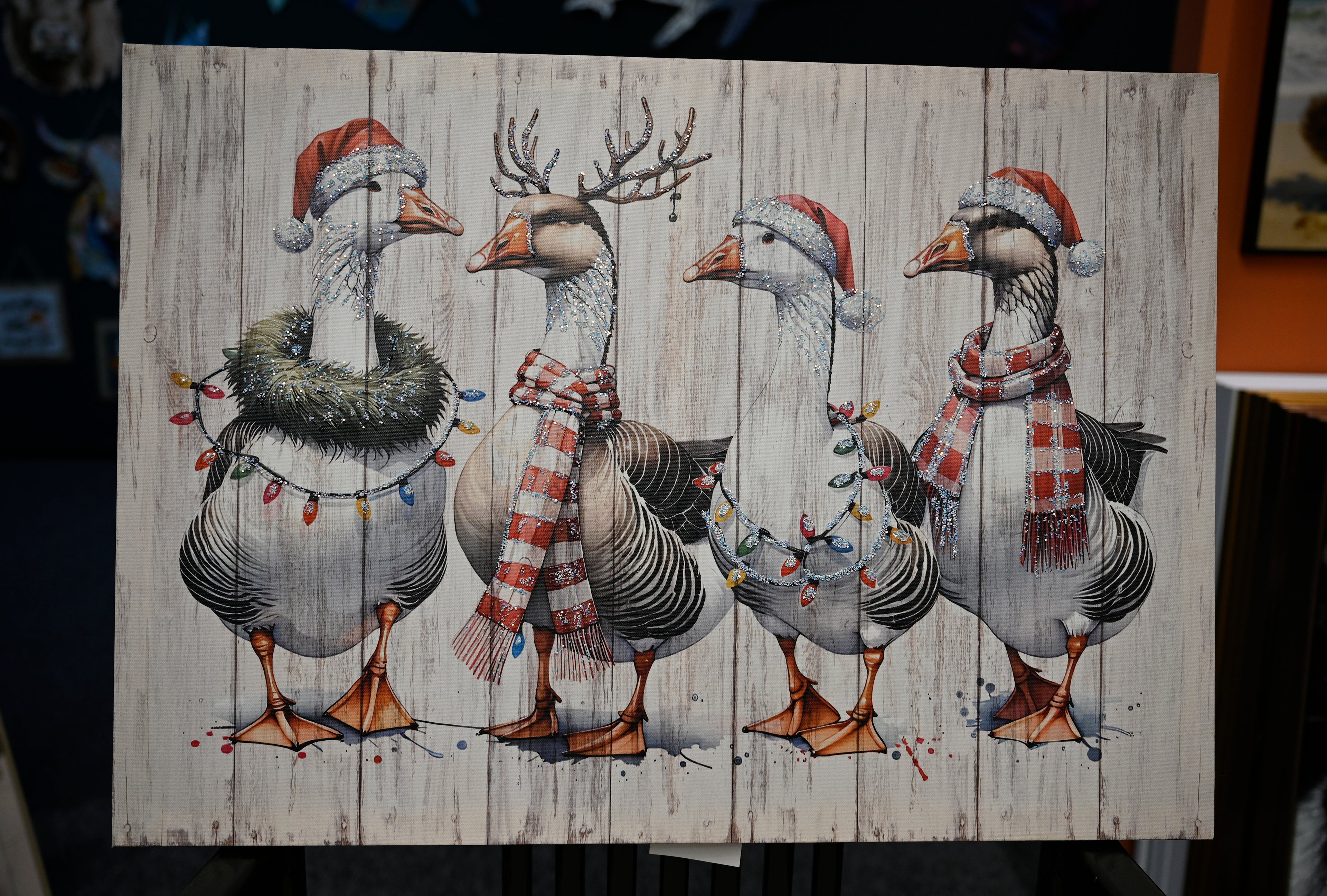 Framed Vintage Duck Wall Art Print