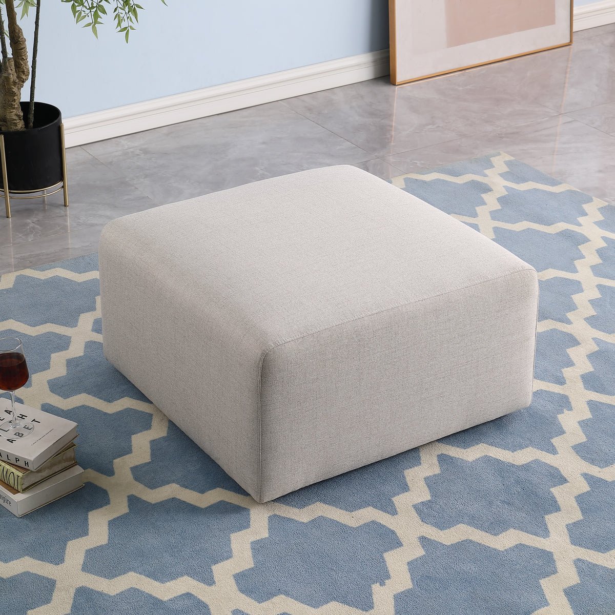 Sofa Ottoman - No Assembly Required