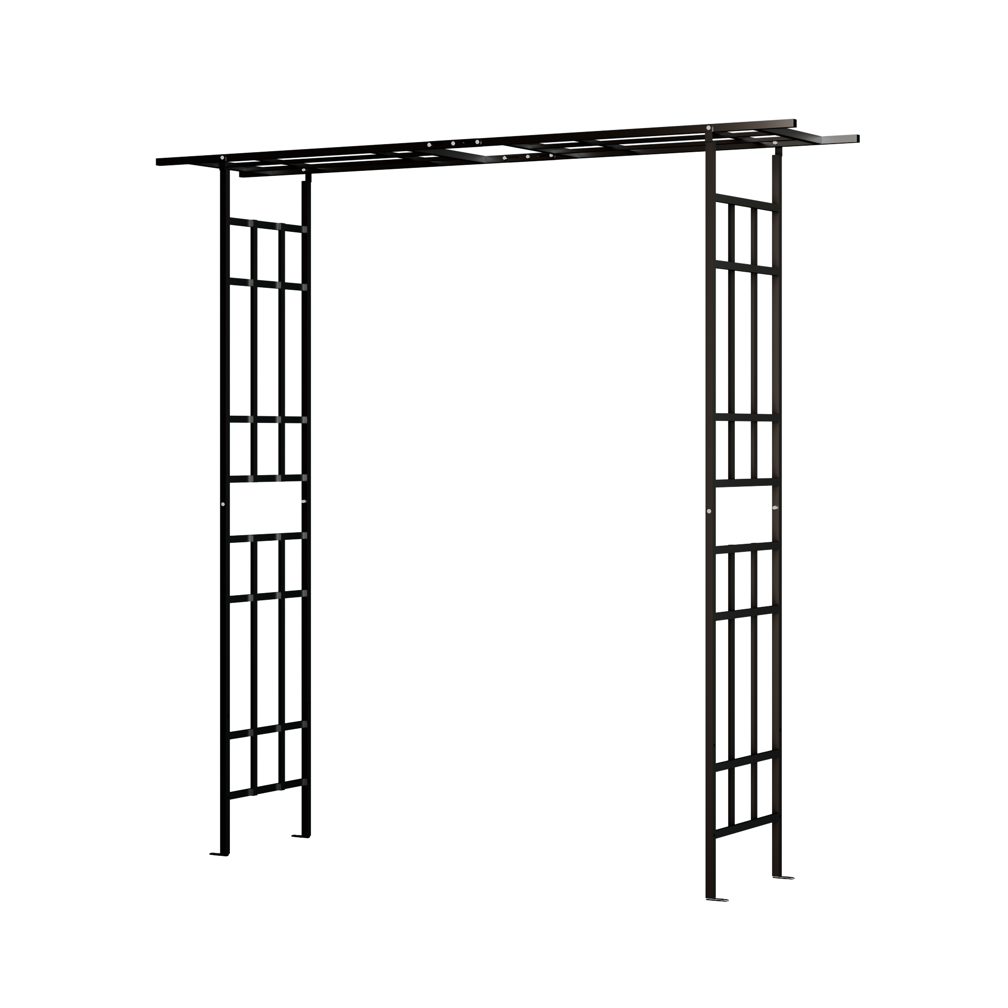 Metal Garden Arch with Adjustable Width