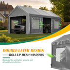 12x20 FT Heavy Duty Carport Canopy