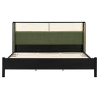 King Size Bed Frame in Black and Green