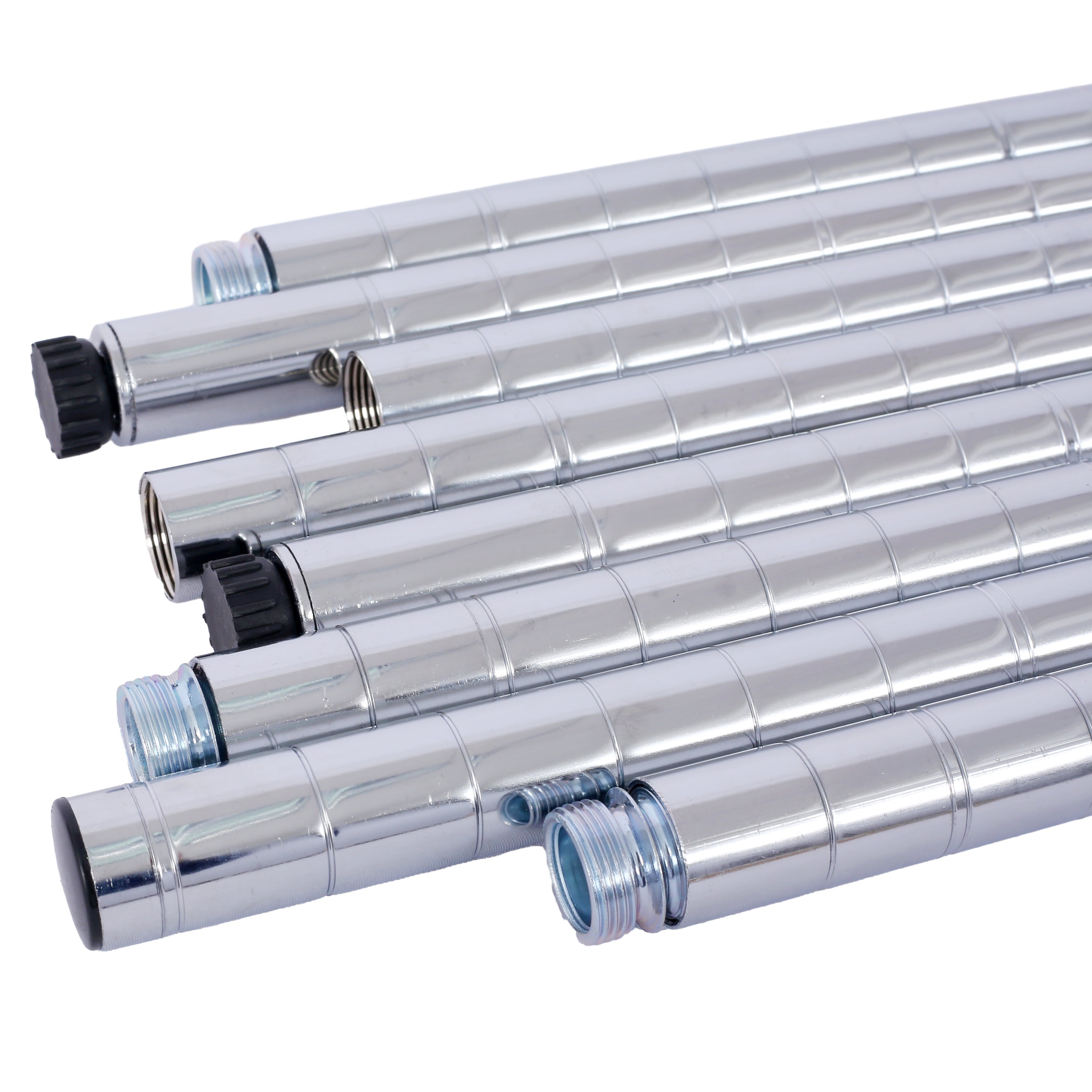 6 Tier Heavy Duty Adjustable Metal Shelving Unit