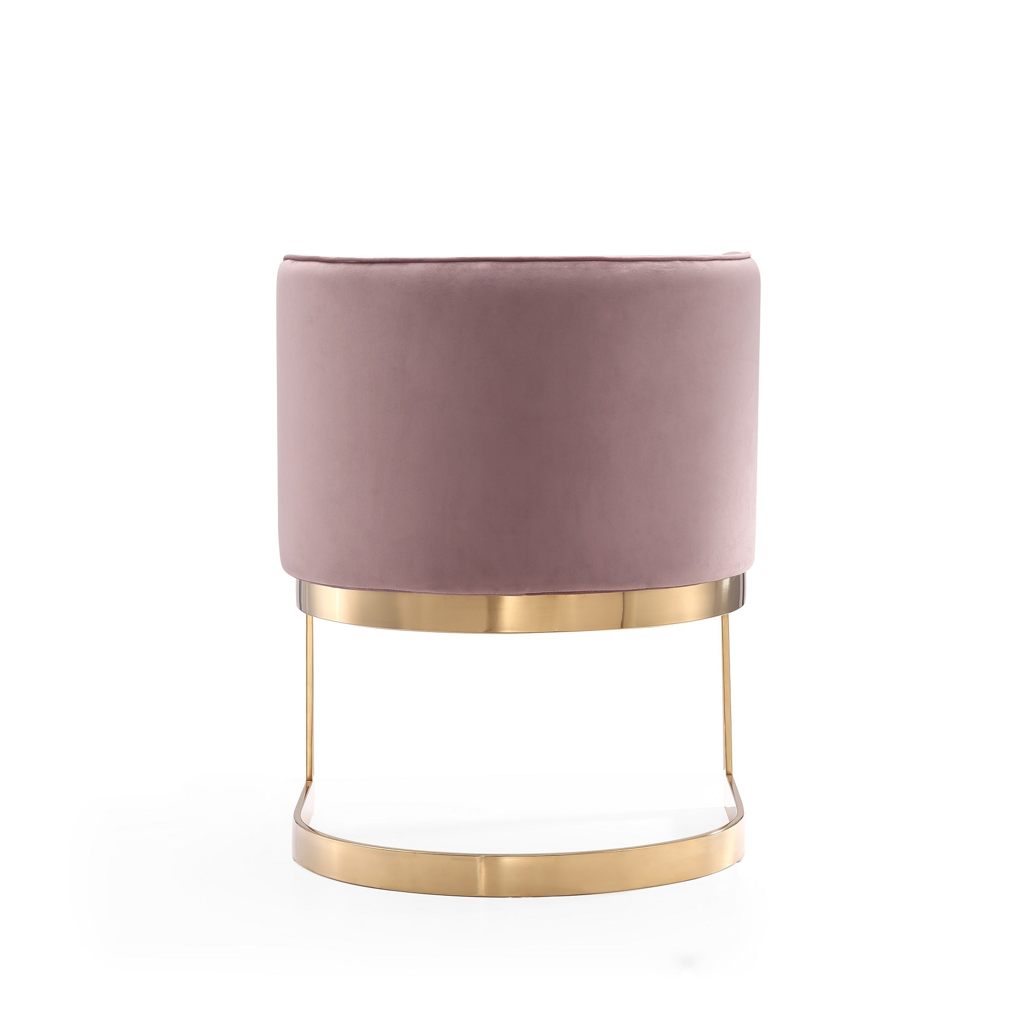 Aura Metal Velvet Dining Chair