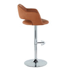Contemporary Adjustable Barstool with Swivel