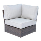 Fully Assembled Wicker 4-Person Outdoor Seating Group with Cushions