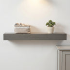 72" Fireplace Mantel Fir Wood Wall-Mounted Shelf