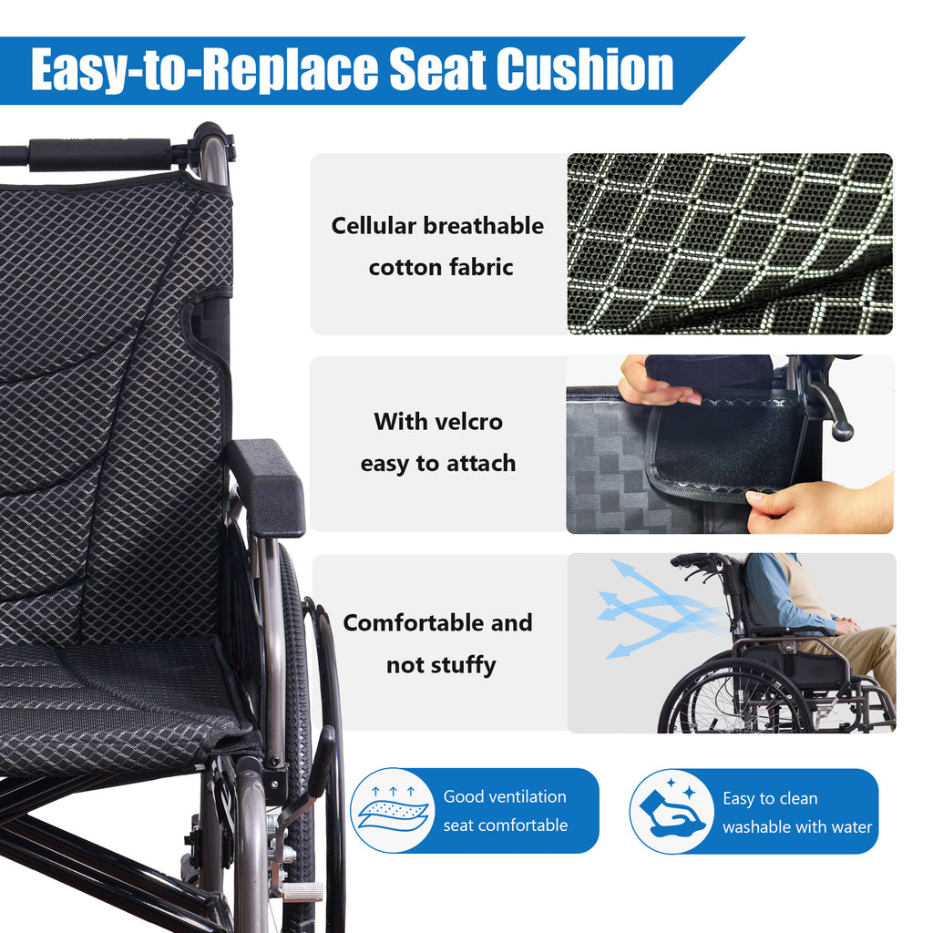 Aluminium Multi-Functional Manual Wheelchair