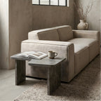 Modular Concrete Coffee Table Set of 2