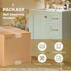 24.8" Bathroom Vanity with Ceramic Sink