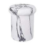 18.11"H Sculptural MGO Side Table