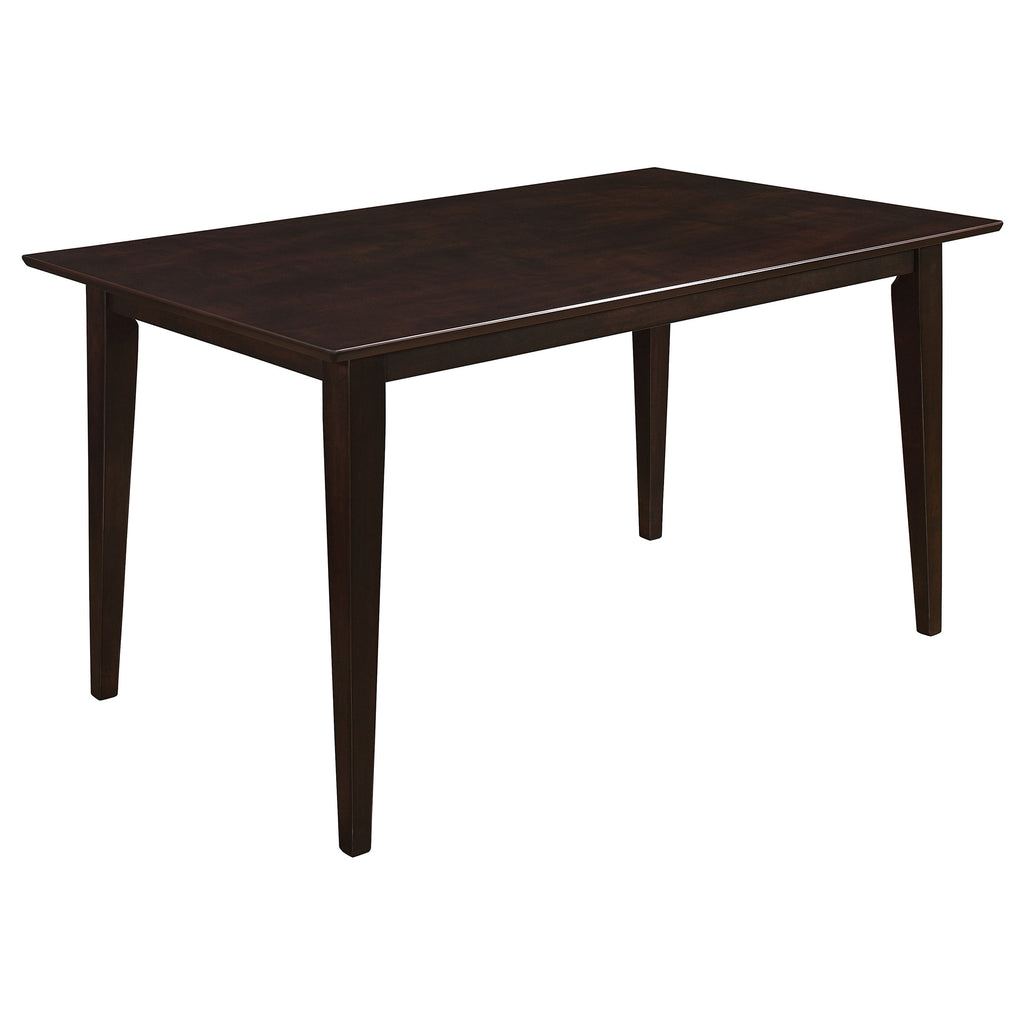 Gianna Cappuccino 5-Piece Rectangular Dining Set