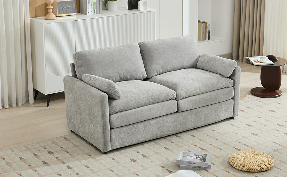 68.1" Cozy Upholstered Loveseat Sofa