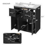 30-Inch Bathroom Vanity with Undermount Sink and Drawers