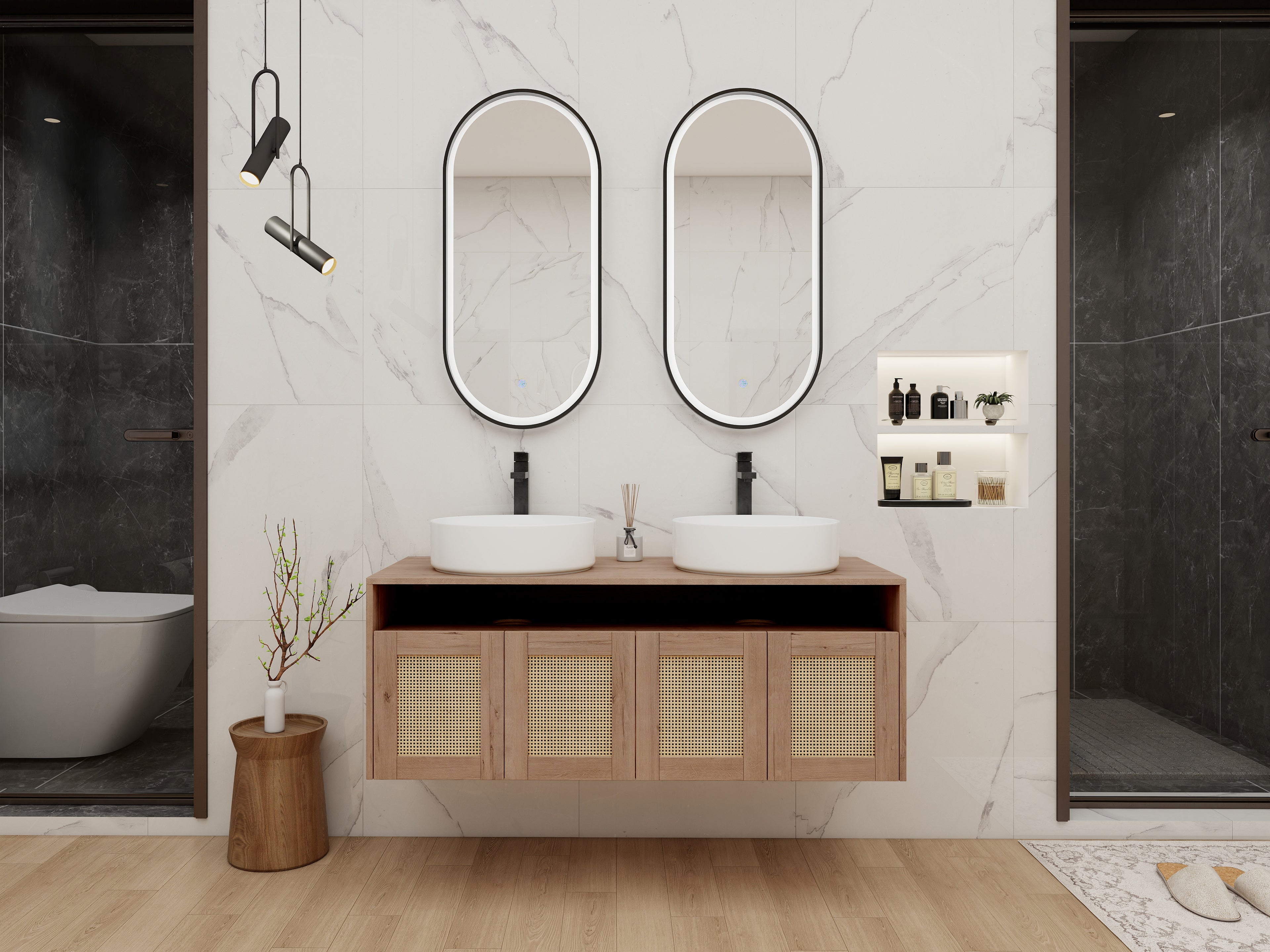 48" Bathroom Vanity with Art Sink