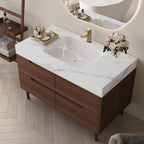 35.4" Farmhouse Free-standing Sintered Stone Bathroom Vanity