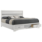 May 2-Drawer Platform Eastern King Storage Bed