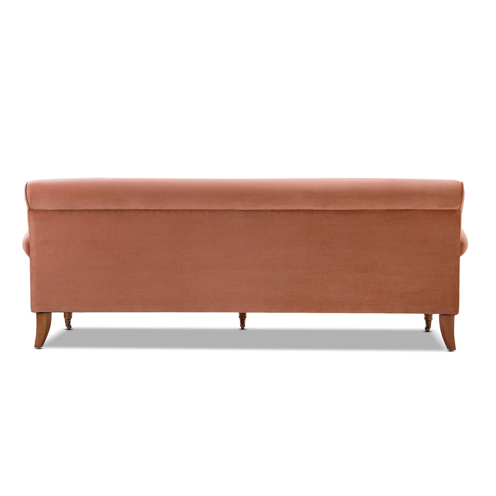 Alana Lawson Three-Cushion Tightback Sofa, Peach