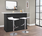 Contemporary Adjustable Bar Stool in Various Colors