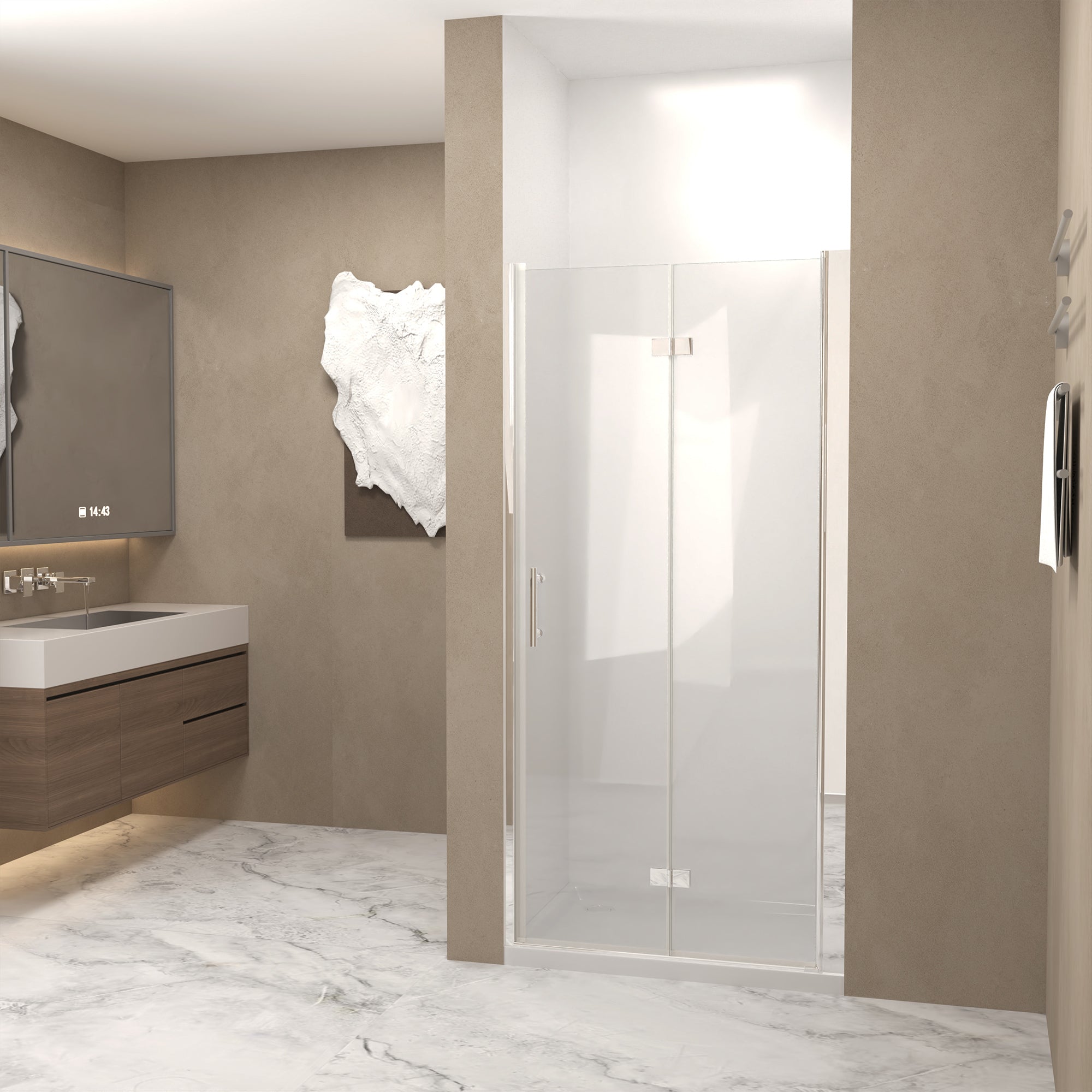 31-30"x 72" Bifold Shower Door