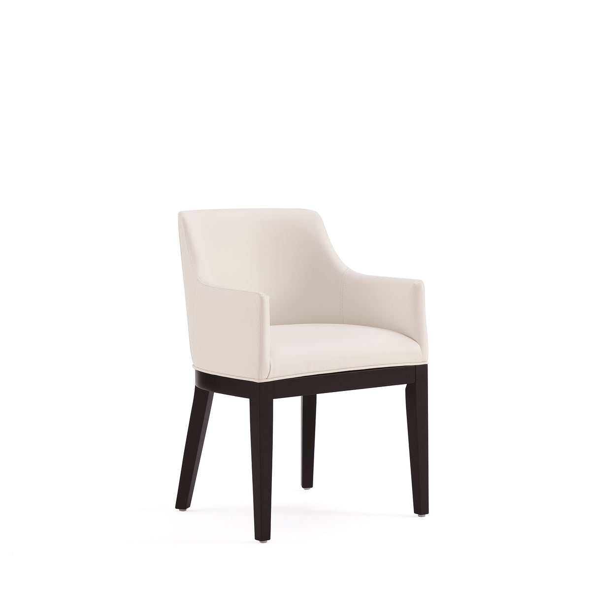 Gansevoort Wood Vegan Leather Armchair