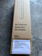 67.51" Tall Bathroom Storage Cabinet