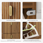Shoe Storage Cabinet with 2 Flip Drawers