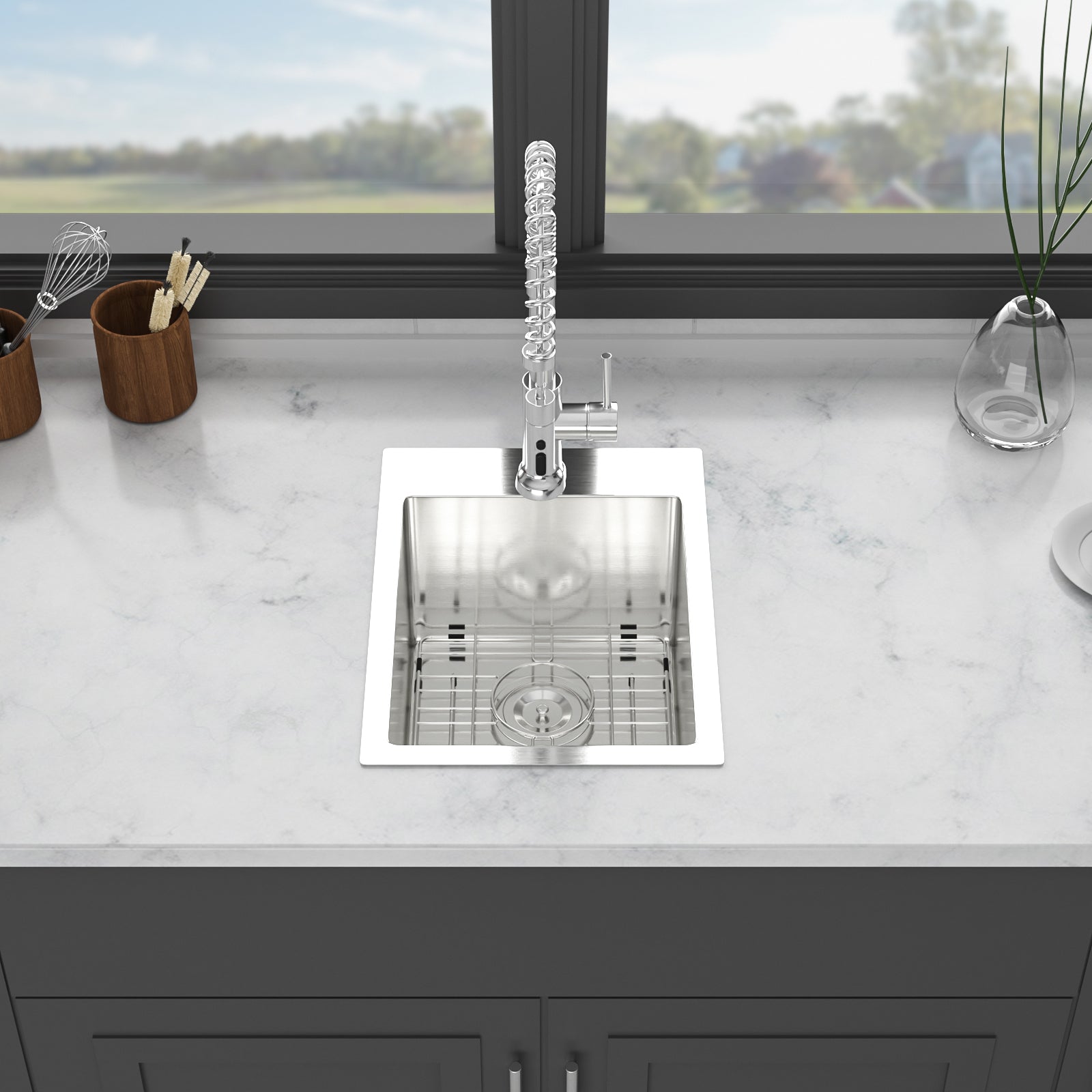 Stainless Steel Drop-In Kitchen Sink