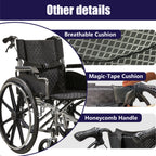 Folding Manual Transport Wheelchair