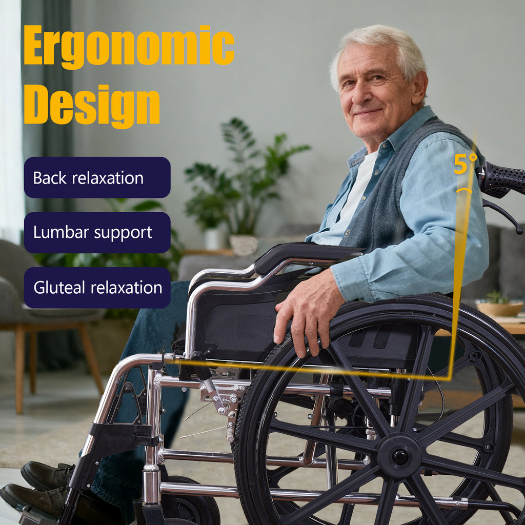 Aluminum Alloy Transport Wheelchair