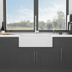 White Farmhouse Sink Workstation