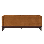 77 in. Square Arm Modern 3 Seater Boucle Sofa