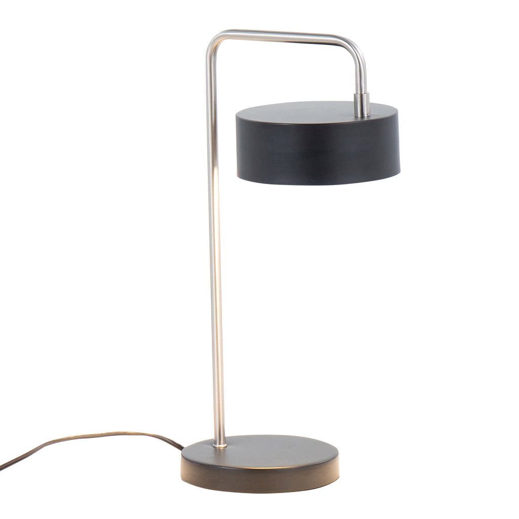 Contemporary Table Lamp in Nickel