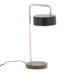 Contemporary Table Lamp in Nickel