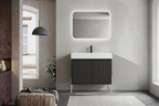 36" Freestanding Bathroom Vanity with Resin Sink