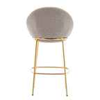 Celano Indoor Metal Upholstered Barstool