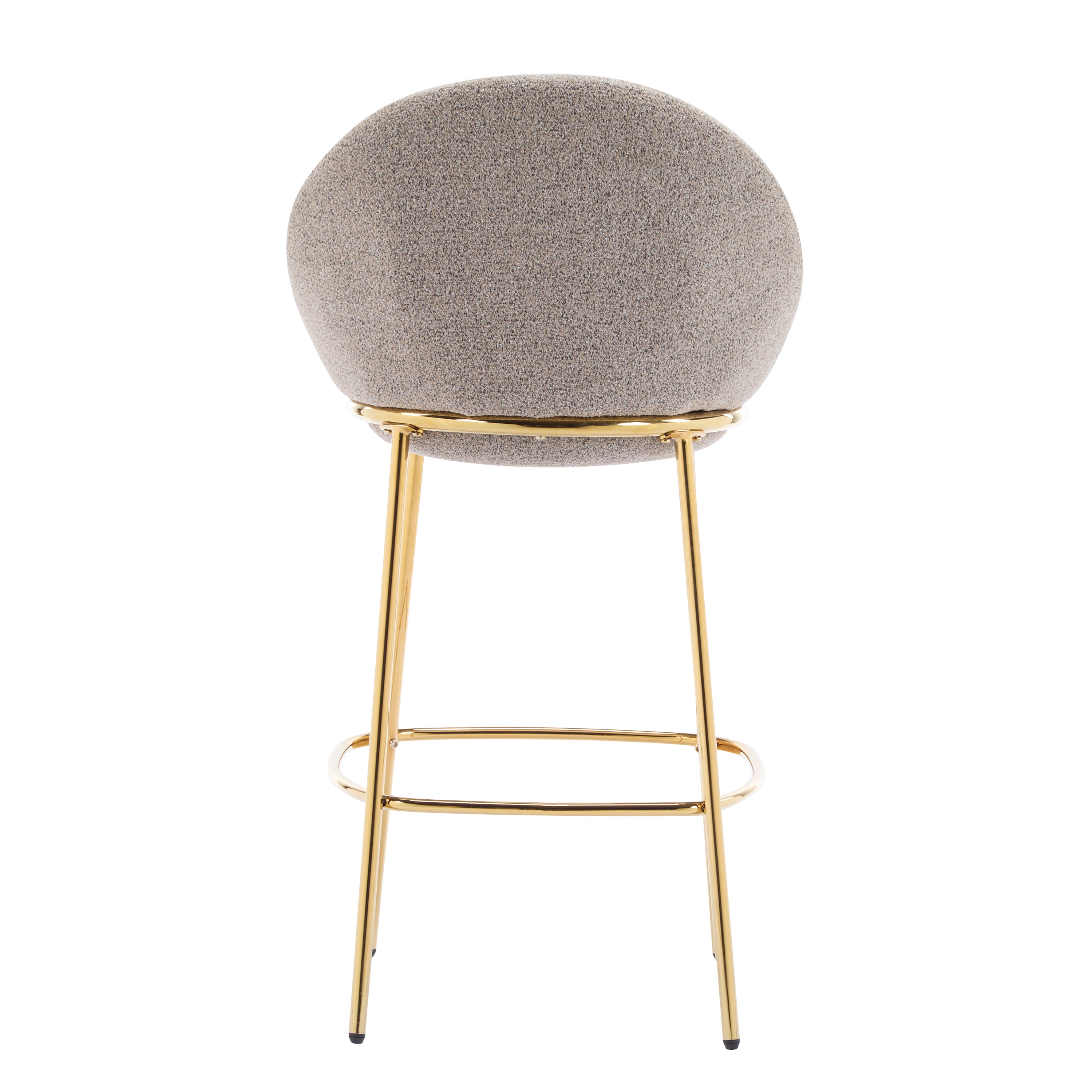 Celano Indoor Metal Upholstered Barstool
