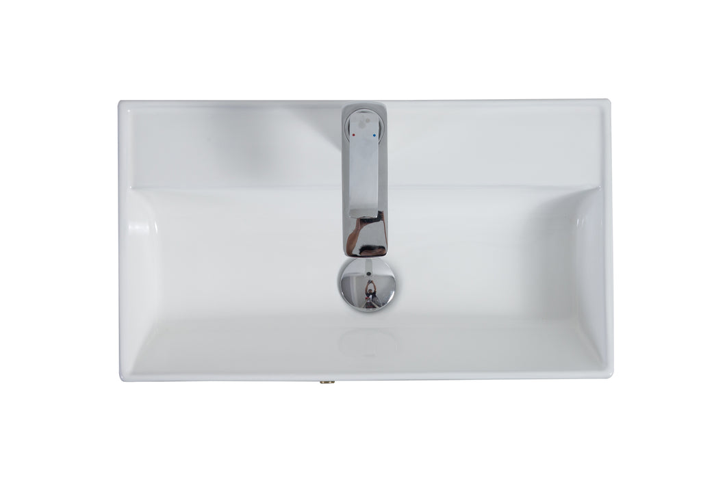 21.6" Glossy Vessel Sink