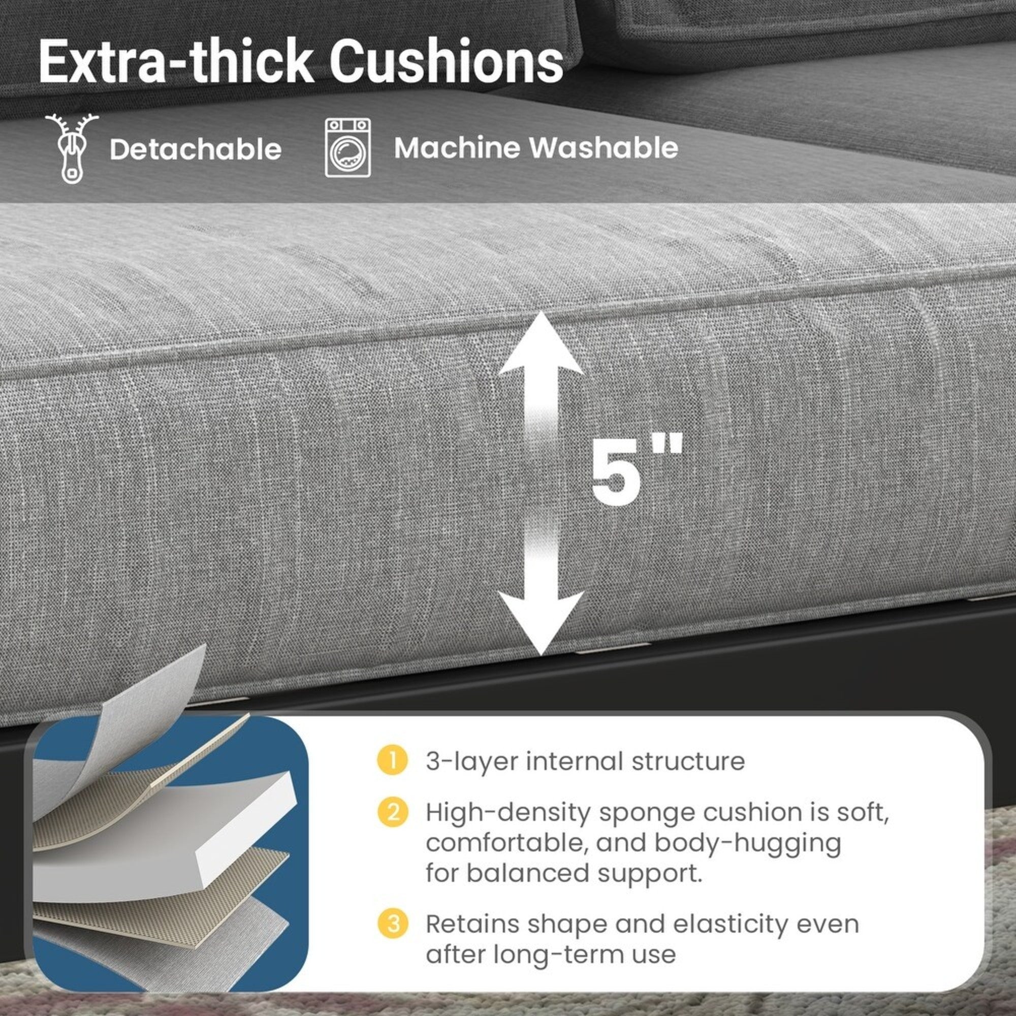 50" All-Weather Aluminum Patio Loveseat