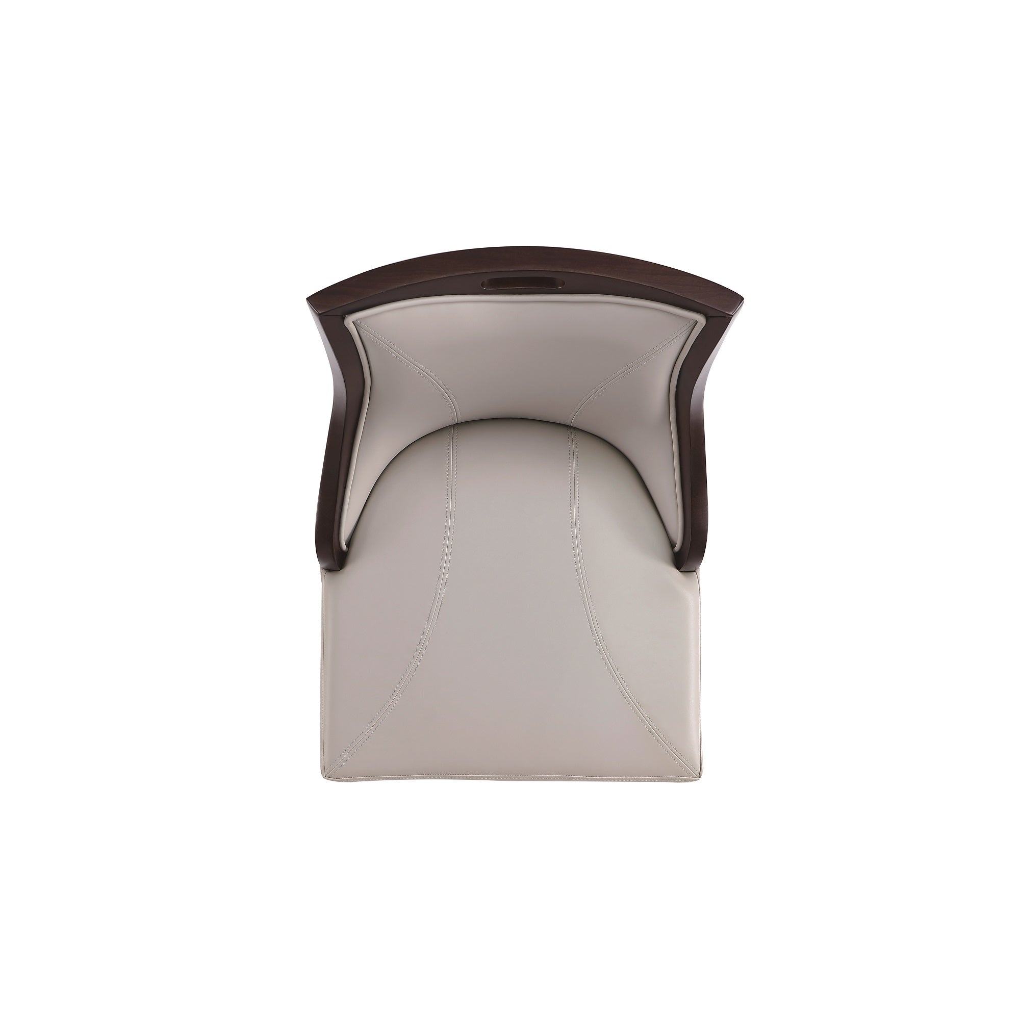 Emperor Wood Upholstered Barstool