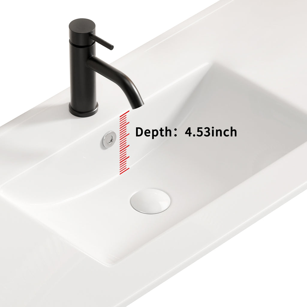 Ceramic Bathroom Sink – Thin Edge Vanity Basin