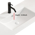Ceramic Bathroom Sink – Thin Edge Vanity Basin