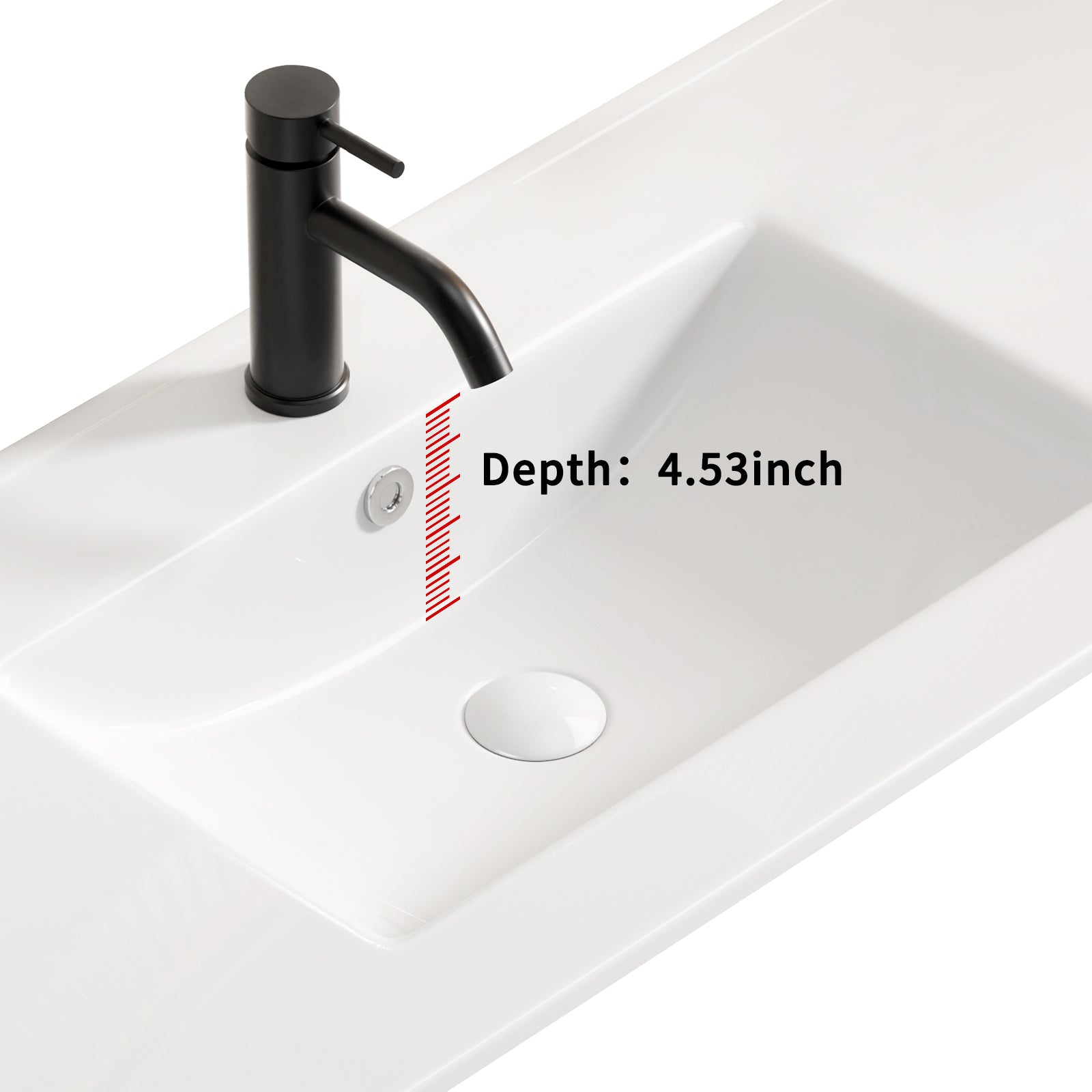 Ceramic Bathroom Sink – Thin Edge Vanity Basin