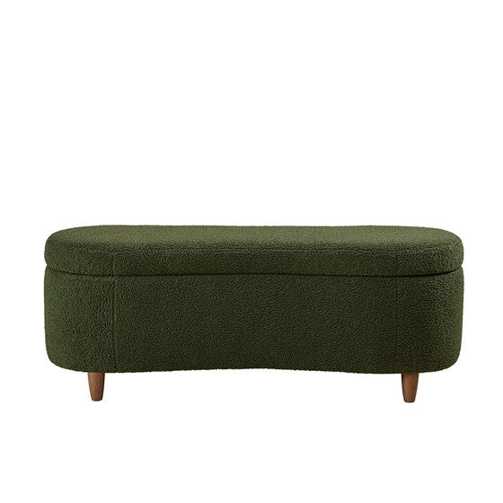 Boucle Flip Top Storage Bench