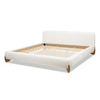Alpine Puffy Modern Platform Bed, King