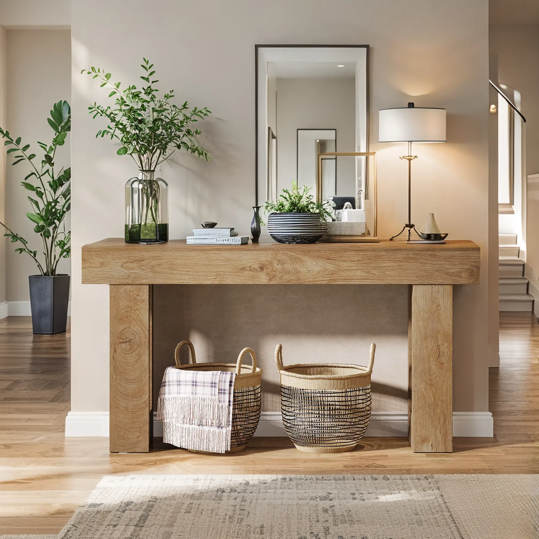 63" Farmhouse Console Table