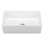 33.5x20 in Farmhouse Sink Undermount Kitchen Single Bowl Basin Fireclay